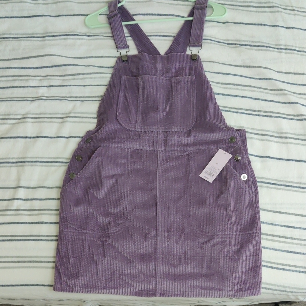 Purple Corduroy Dress